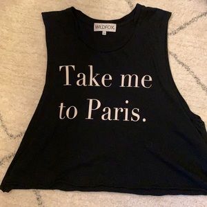 Wildfox Take Me to Paris Tank